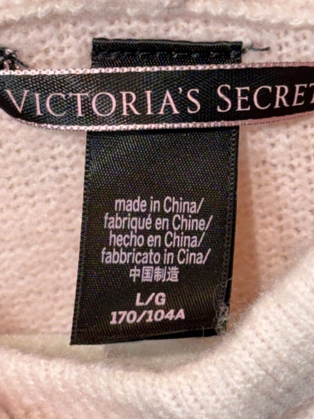 Victoria's Secret Women's Hoodie Sweater L Pink - Picture 3 of 7